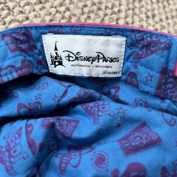 DISNEY PARKS Hat Cap Youth Adjustable Pink I Love Nerds Mickey & Friends Pink - Picture 4 of 10